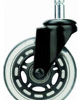 3" inch Office Chair Caster Wheel 99 Lbs - PU Stem swivel wheel for smooth movement on floors.