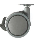 3 inch Caster Wheel 88 Lbs - Polypropylene - Top Plate Mount for smooth motion and stable alignment