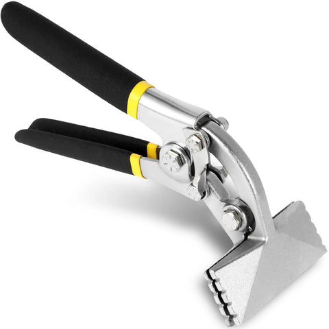Sheet Metal Bender And Hand Seamer 3 Inch Alloy Steel Straight Jaw Tool with ergonomic grip for precise metal work