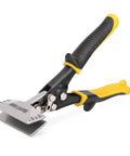 3 Inch Sheet Metal Hand Seamer for heavy duty bending and flattening, featuring ergonomic handles and flat smooth jaws for narrow spaces