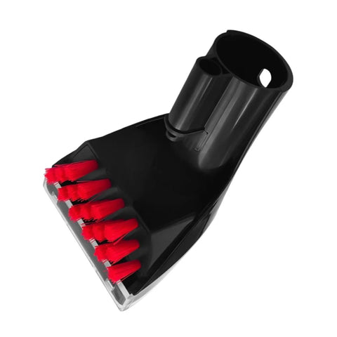 3-Inch Tough Stain Brush Tool For Upright And Portable Carpet Cleaners with red stiff-bristle scrubber