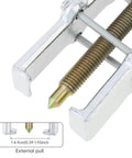 Close-up of Three Inch Two Jaw Bearing Puller Tool Set With Adjustable Carbon Steel Mandrel Gear Pulley And Flywheel Remover