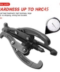 3 Jaw Inner Bearing Puller, Pilot Bearing Gear Puller for Auto with Reversible Jaws, Heavy Duty Gear Extractor Tool, side view