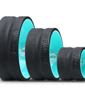 3 Pack Back Roller Yoga Wheel for Back Pain Relief and Deep Tissue Massage, durable high-density foam rollers in three sizes