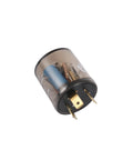 12V 3 Pin LED Flasher Relay for Cars, Heavy Duty Round Turn Signal Blinker, Universal 3 Prong Hazard Light Flasher Close-Up