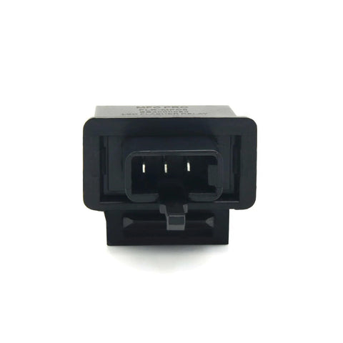 Front view of 12V 3 Pin LED Flasher Relay For Turn Signals To Fix Hyper Flash Problems Easy Install Replacement With Extension Line Included
