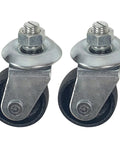 Floor Jack Casters For 3 Ton Jacks, Cast Iron Caster Wheels, Heavy Duty Replacement Parts, Universal Fit For Most Floor Jacks