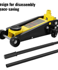 3 Ton Low Profile Floor Jack With Quick Lift Pump for All Terrain Vehicles and Cars Heavy Duty Steel Racing Jack