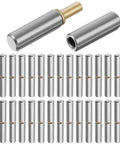 30 Pack Weld On Bullet Hinges 2-1/2 X 3/8 Inch Heavy Duty Carbon Steel Detachable Gate Hinges For Swing Doors, grouped view