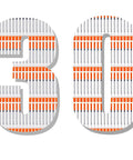 30 syringes visualized in numeral shape indicating 1ml Lab Syringes With 30G 13mm Needle Pack Of 30 Individually Wrapped Sterile For Classrooms And Research.