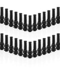 30 Pack PG7 Waterproof Cable Glands For 3mm To 6.5mm Wire Grommets Strain Relief Cord Connectors Black Nylon Joint