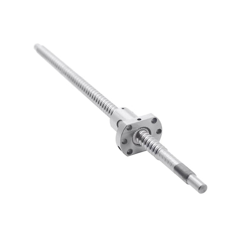 High Precision 300mm Ball Screw System With 12mm Diameter 4mm Lead End Processing Metal Ball Nut for CNC and 3D Printers