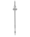 300mm Rolled Ballscrew Ball Nut Anti-Backlash For Precision CNC Linear Motion, durable silver finish, full view