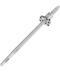 300mm Rolled Ballscrew Ball Nut Anti-Backlash For Precision CNC Linear Motion with durable silver finish
