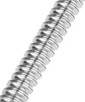 Close-up of 300mm Rolled Ballscrew Ball Nut Anti-Backlash for Precision CNC Linear Motion, silver finish and durable design.