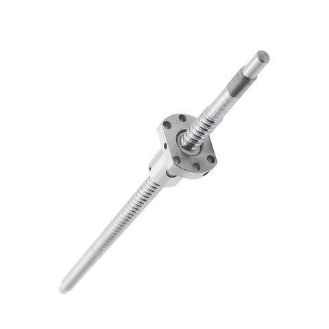 300mm SFU1204 Ball Screw with RM1204 Metal Nut, End Machined Precision CNC Part, 12mm Diameter, 4mm Lead