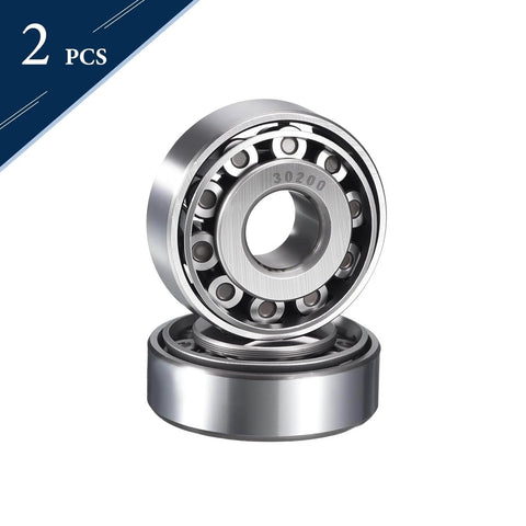 2 Pack 30200 Tapered Roller Bearing Cone and Cup Set, 10mm Bore 30mm OD 12mm Cup Width, Chrome Steel Wheel Bearings, ABEC-3