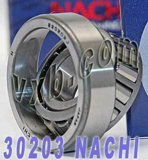 30203 Nachi Tapered Roller Bearings Japan 17x40x12 - VXB Ball Bearings
