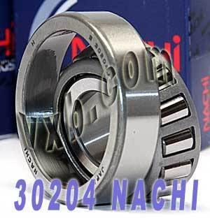 30204 Nachi Tapered Roller Bearings Japan 20x47x14 - VXB Ball Bearings