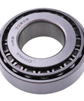 30205 Tapered Roller Bearing,25x52x16.25mm, single-row bearing in metallic finish, front view