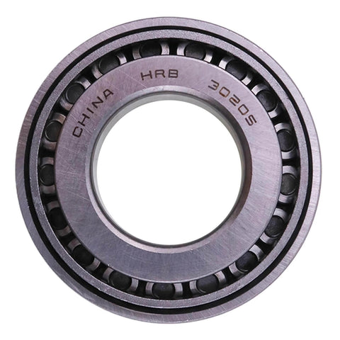 Front view of a 30205 Tapered Roller Bearing,25x52x16.25mm made of high-grade bearing steel.