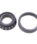 30205 Tapered Roller Bearing,25x52x16.25mm in steel, disassembled side view of cone and cup.