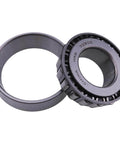 30205 Tapered Roller Bearing,25x52x16.25mm in steel, showing side view and detached outer ring.