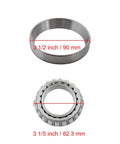30210 Bearing 30210 Tapered Roller Bearing 30210 Taper Roller Wheel Cone/Cup Bearing Assembly with measurements shown