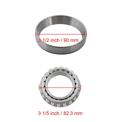 30210 Bearing 30210 Tapered Roller Bearing 30210 Taper Roller Wheel Cone/Cup Bearing Assembly with measurements shown