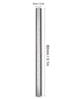 D Shaft Rods 303 and 304 Stainless Steel Accuracy Ground Axles, 3.1 inch by 0.2 inch, shown vertically with measurements
