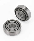 Two Piece 30302 Tapered Roller Bearing Cone And Cup Set 15x42x14.25mm in chrome steel, suitable for vehicles and machinery.