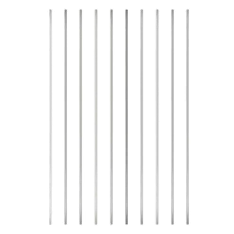 304 Stainless Steel Round Bar Stock 300mm By 3mm Pack Of 10 For Lathe Projects DIY Ready Smooth Surface Rust Resistant