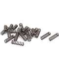 304 Stainless Steel Compression Spring 3mm OD 0.5mm Wire Size 10mm Free Length Silver Tone 20Pcs Heavy Duty Coil for Small Mechanisms