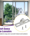 Sliding Door Keeper Set 2 Pcs 304 Stainless Steel Glass Door Lock With Mounting Screws Latch Replacement Hardware