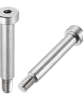 2 Pack 304 Stainless Steel Shoulder Bolts With Hex Socket For Heavy Duty Machines, 10mm Shoulder Diameter, 50mm Length