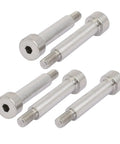 Premium 304 Stainless Steel Hex Socket Shoulder Bolt 8mm Shoulder Diameter 35mm Shoulder Length M6 Thread 11.25mm Thread Length 5 Pack