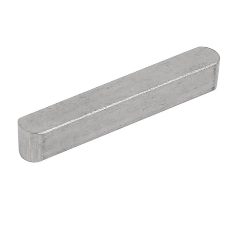 Key Stock 40mm By 6mm By 6mm 304 Stainless Steel Round Ended Keystock Pack Of 4 Undersized Tolerance Corrosion Resistant Silver Tone