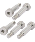 Shoulder Bolts 304 Stainless Steel Hex Socket 10mm Shoulder Diameter 30mm Shoulder Length M8 Thread 5 Pack