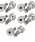 Heavy Duty Shoulder Bolts 10 Pack In 304 Stainless Steel Hex Socket 8mm Shoulder Diameter 6mm Shoulder Length M6 Thread Fully Threaded Built To Last Durable Industrial Hardware Kit By uxcell Ideal For Machinery Projects