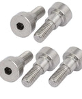 Shoulder Bolt Set With Hex Socket Drive For 304 Stainless Steel Hardware 6mm Shoulder Diameter 5mm Shoulder Length M5 Thread Fully Threaded 5 Pack