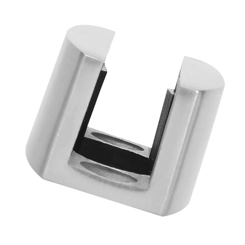 Sliding Shower Door Bottom Guide 304 Stainless Steel Replacement Parts For Frameless Glass Doors And Sliding Barn Door Track Hardware Durable Corrosion Resistant Shower Floor Guide.