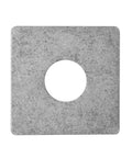 20-pack 304 stainless square washers for strut channel systems distribute load around bolt holes, prevent pull-through