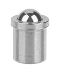 20pcs 4x5mm 304 Stainless Steel Ball Plunger Set, Spring Loaded Smooth Ball Detent Screws, single plunger close-up view