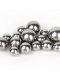 304 Stainless Steel Balls, 20mm Solid Small Steel Balls for Ball Bearings Steel Beads Slingshot(20mm) grouped on white surface