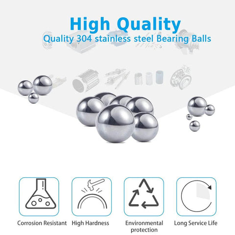 Pro Grade 6mm G25 304 stainless steel bearing balls pack of 200 for precision machines and bearings ISO 9001 certified durable and low maintenance