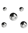 Set of five Premium 304 Stainless Steel Bearing Ball G100 Precision Ball 1 Inch for DIY projects.