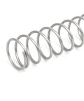 Close-up of Heavy Duty 304 Stainless Steel Compression Spring With 20mm Outer Diameter 1.5mm Wire Size 305mm Free Length Silver Tone