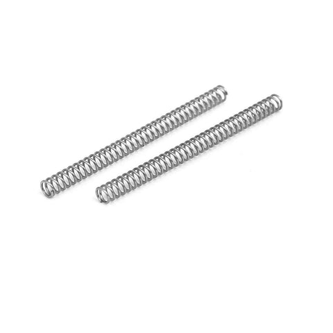 304 Stainless Steel Compression Spring, 3mm Outer Diameter, 0.4mm Wire Size, 40mm Free Length, Silver Tone, Pack Of 10, Built Tough With High Corrosion And Heat Resistance, Ideal For Machinery, Electronics, And DIY Projects