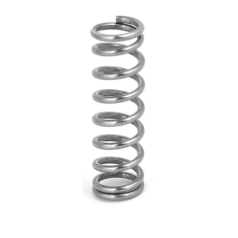 Compression Spring Made From 304 Stainless Steel, 6mm Outer Diameter, 0.8mm Wire, 20mm Free Length, Silver Tone, Rust And Heat Resistant