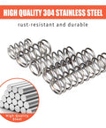 304 Stainless Steel Compression Springs Assortment Kit With 470 Pieces, 30 Sizes, Pro Grade Hardware Spring Set shown.